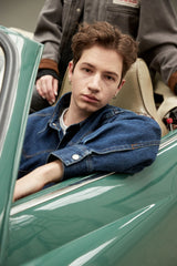 Double Pocket Point Denim Shirt