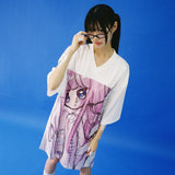 Sad Angel Satin Top - PINK