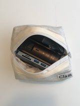 Clam ラウンドポーチ _ オートミールグレー