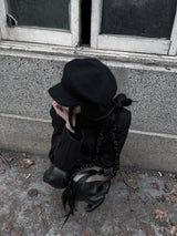 soft knit beret cap (2color)