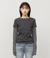 (W)ポールレイヤードロングスリーブ