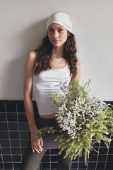 EYELET TANKTOP - LIGHT PINK