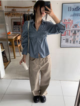 ベーシックワイドパンツ (5C)