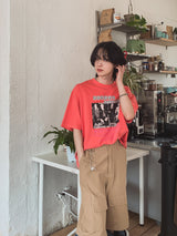 ロックバンドカラー半袖 (3 color)