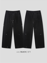 [SET UP가능]ベルベットミンクリベットバンディングパンツ