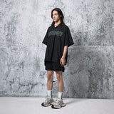 ローエッジ半袖シャツ (BLACK)