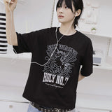 DARK UNICORN OVER FIT SHORT-SLEEVE T-SHIRT_BLACK