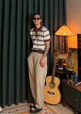 Striped Ribbed Knit 3COLOR