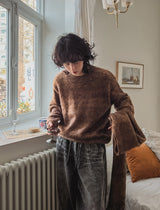 シズモヘアマフラーニット
