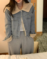 Paddy Big Collar Denim Jacket