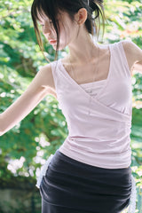 [MADE] Zanne Sailing Wrap Sleeveless Top