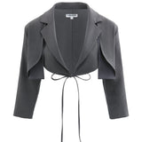 TULIP JACKET IN GREY