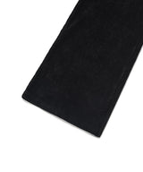 Women’s Semi Bootcut Velvet Banding Pants Black