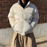 Soft-Warm Velvet Puffer Jacket
