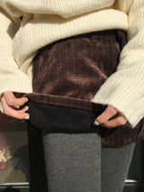 [Guest Look] コーデュロイショーツwithファーライニング (3c)