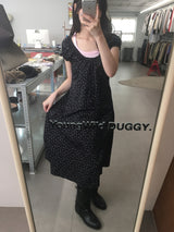 Luce Flower Long Dress (2color)