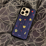 【MADE】Retro tokyo Midnight Navy iPhone case [Glossy Glass/Magsafe]