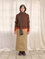 REVERSIBLE FRILL MUFFLER (GRAY)