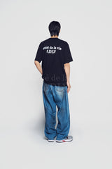 24FW ピクセルベーシックロゴショートスリーブTシャツブラック