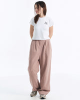 SLOGAN HALF T (Crop, Loose fit)