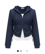 Cloud Lace Hoodie Set
