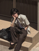 Hero Tweed Half Shirt