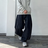 Linear Stitch Wide Denim