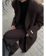 [F/W] Handmade mohair double long coat(3color)