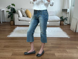 capri denim pants