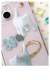 odd-eye cat jelly hard phone case