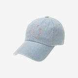 Round Logo Ball Cap (Light Blue Denim)