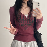 Long-sleeve version💛 Newpin ribbed snap long-sleeve T-shirt (4 colors)