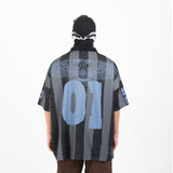 HIERARCHY STUDIOS VOH - Grey Bird Wide Oversized Jersey
