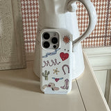 [Mademoment] vintage western mood design iphone card case