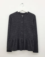 Berre Frill Cardigan + Muffler Set (2color)