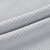 Ribbed knit top_gray