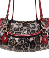 Naomi Medium Evening Shoulder Bag  - Pretty Leopard