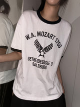 バギー リンガー レタリング タトゥー オーバーサイズ Tシャツ 3カラー