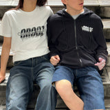Collaboration オーバーサイズTシャツ BLACK | Creepy Nuts × CROOZ