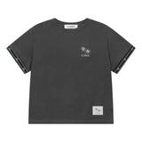 CILLIN STRIPE EYELET POINT HALF T