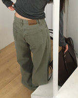 [ORIGINAL] Cran Straight Cotton Washed Pants
