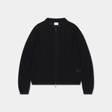 OWN リーフ 長袖ニット ジップアップ（3色）