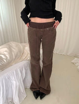 Couduroy banding boots cut pants(2color)