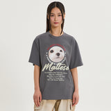 マルチーズズームインハーフスリーブTシャツ