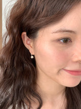 [MADE]HEART FLOWER EARRING (only rose 2ps)