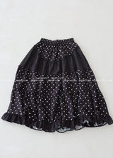 Dot Dot Dot Cancan Long Skirt