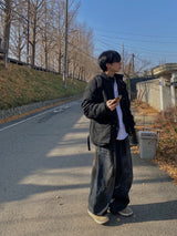 Oil Washed Vintage Wide Pants