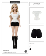 Flower Eyelet Top