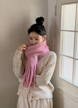 #Fluffy Hairy Wide Scarf Muffler (11color)