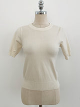 Today Round Basic Short Sleeve Knit